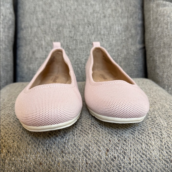 Dr. Scholl’s Wide Women's Timeless Slip On Flat in Blush Pink Knit Fabric - Picture 10 of 16